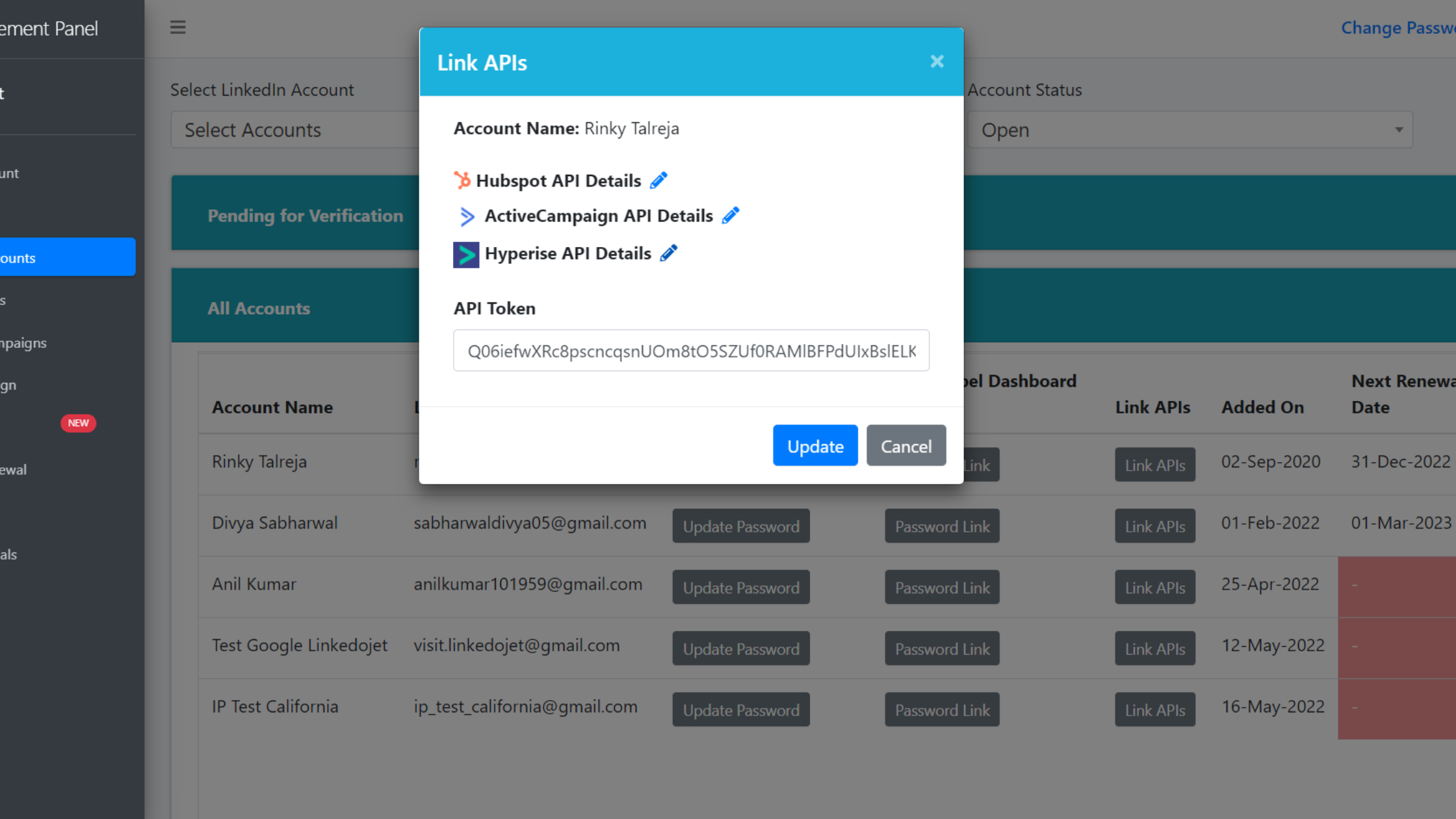 hyperise-API